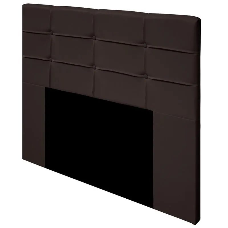 Cabeceira Cama Box Casal Queen 160cm D10 Esmeralda Corano Marrom - Mpozenato