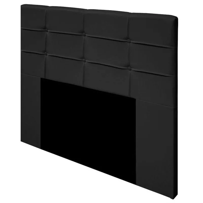 Cabeceira Cama Box Casal Queen 160cm D10 Esmeralda Corano Preto - Mpozenato