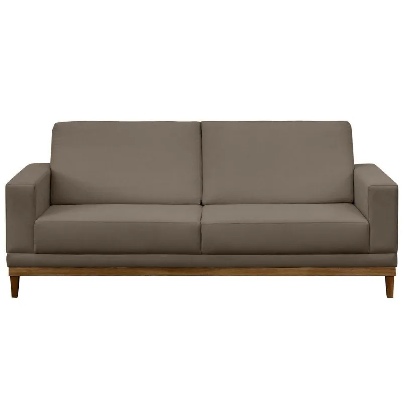 Sofá Kayrós 160cm 2 Lugares D05 Suede Marrom