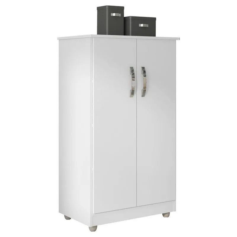 Armário Organizador Multiuso Rosana 2 Portas Branco