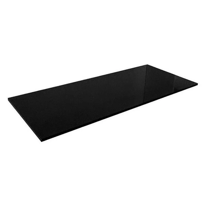 Tampo Balcão Gabinete De Cozinha 120Cm Mdp Preto Onix