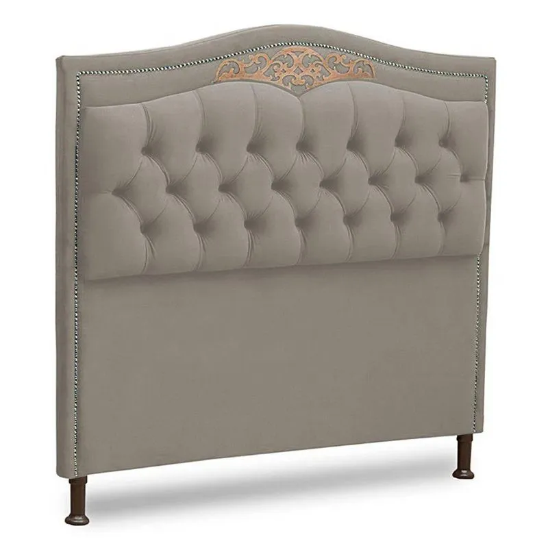 Cabeceira Estofada Cama Box Casal Belize 140Cm Marfim