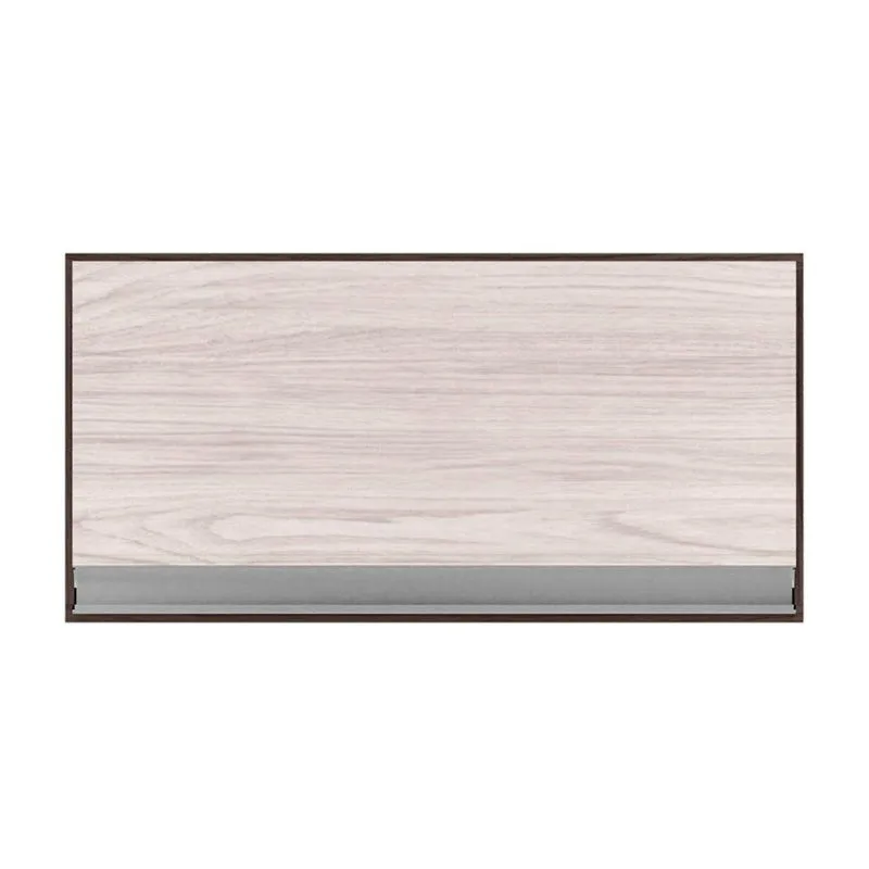 Armário Aéreo Geladeira Cozinha 60cm 01 Porta Castanho Avelã