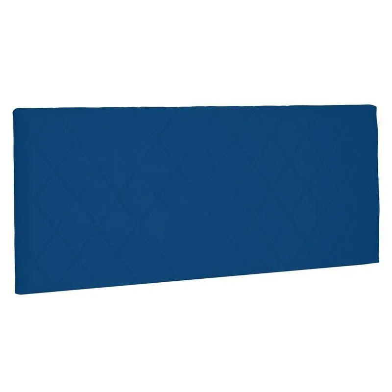 Cabeceira Painel Cama Box Casal Esmeralda 140cm Azul Marinho
