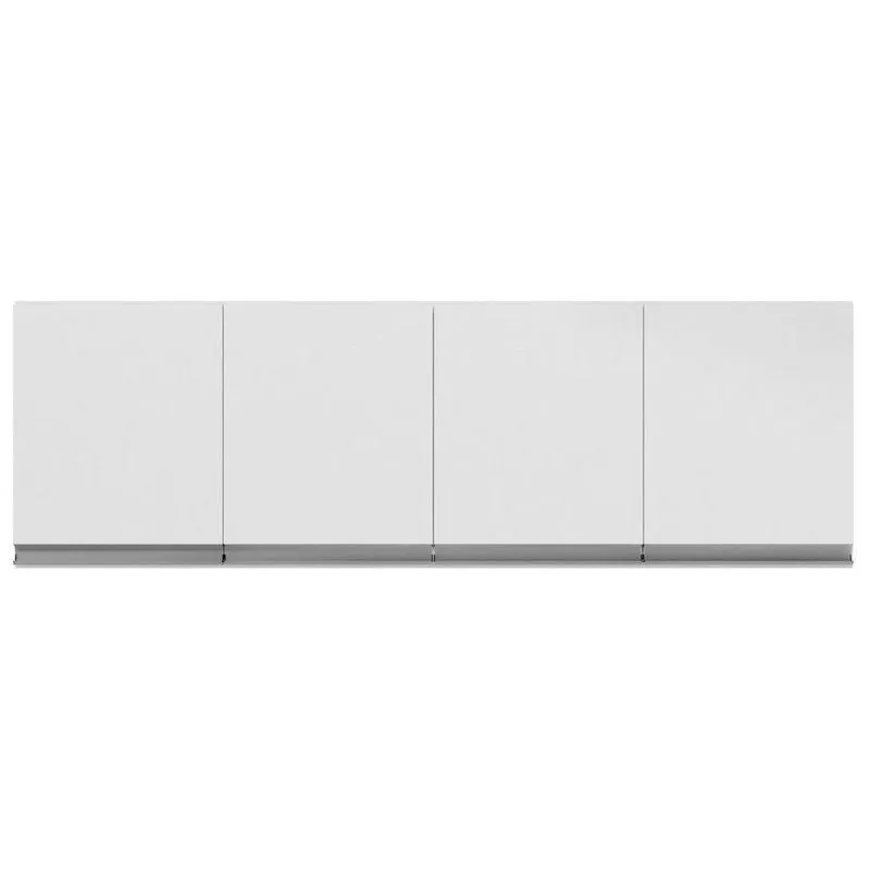 Armário De Cozinha Aéreo Andréia 160Cm 4 Portas Branco