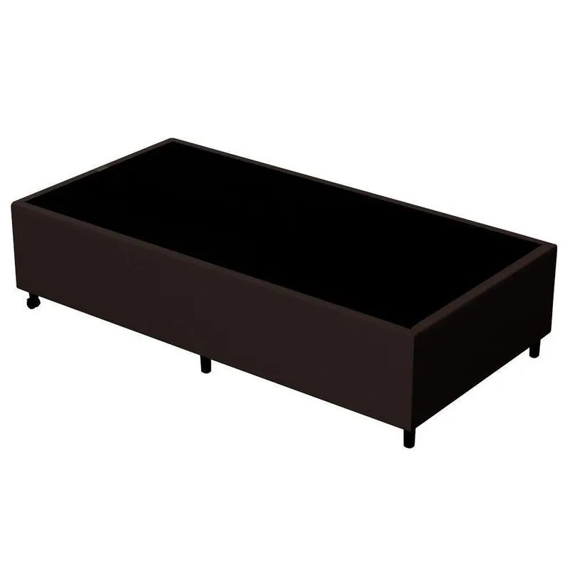 Base Para Cama Box Solteiro 88X188Cm Hit Corano Marrom