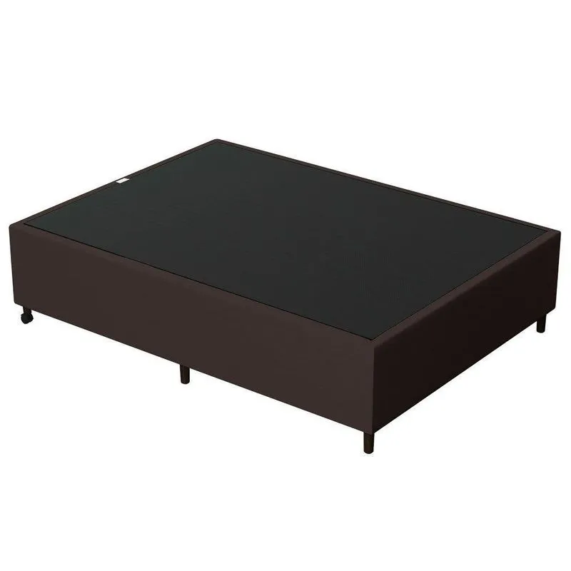 Base Para Cama Box Casal 138X188Cm Hit Corano Marrom