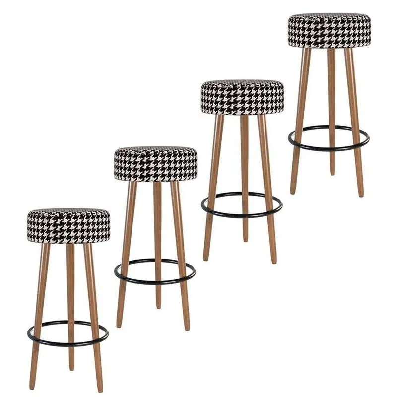 Kit 04 Banquetas Cozinha Londres D-33 Cardan