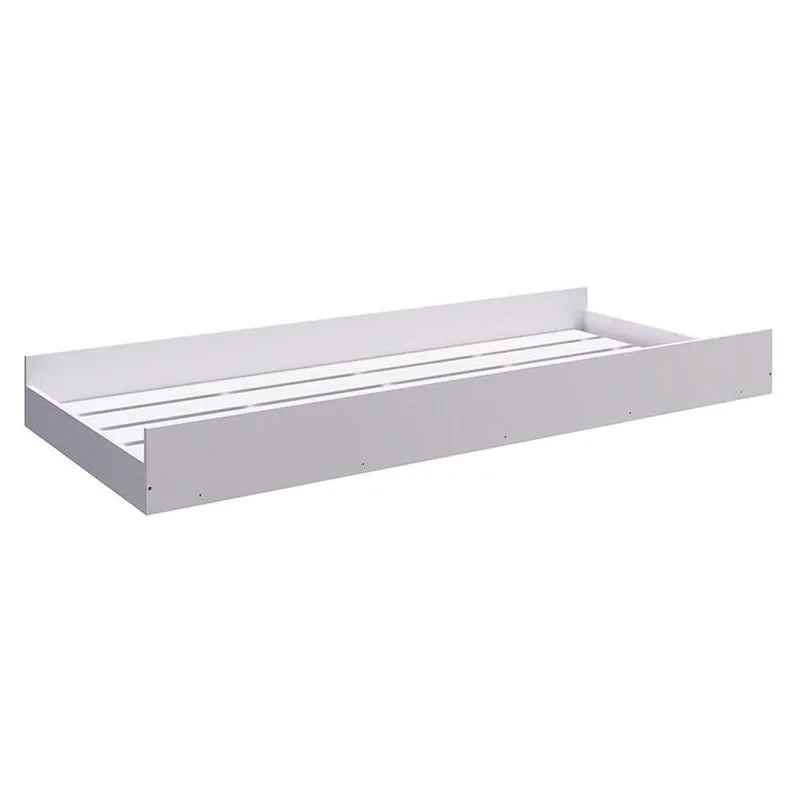 Cama Auxiliar Com Rodízios Bb692 Branco - Completa Móveis