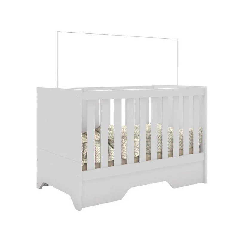 Berço Mini Cama Certificado Pelo Inmetro Sloan M08 Branco Acetinado