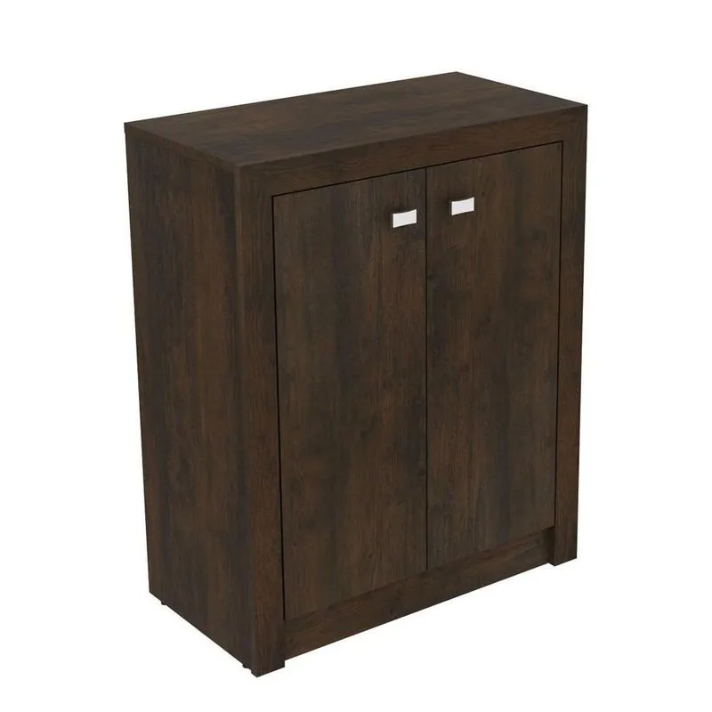 Balcão Para Escritório 2 Portas Me4103 Rústico - Tecno Mobili