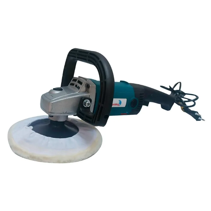 Politriz Angular Automotiva 180mm 1200w com Disco e Boina iwpoa importway