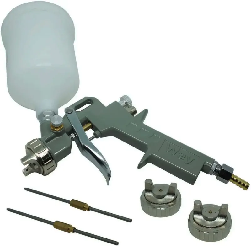 Pistola De Pintura Gravidade 3 Bicos 1,2; 1,5; 1,8mm IWPPG3B importway
