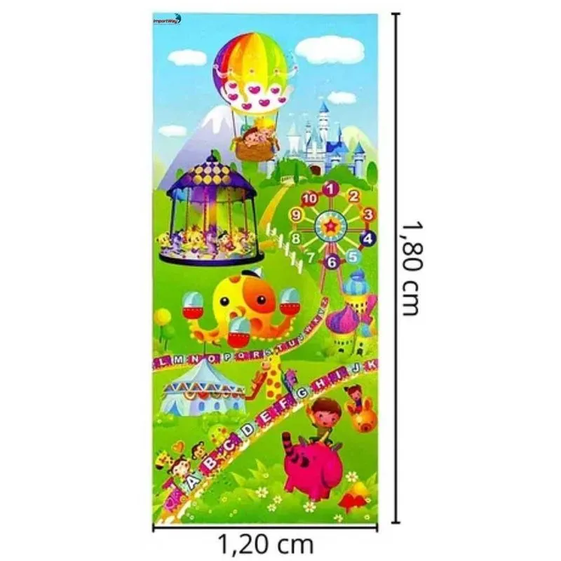 Tapete Infantil De Recreação Dobrável Importway - Bwti1812