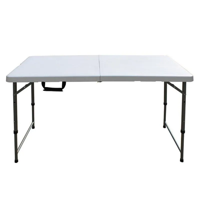 Mesa Camping Dobrável Vira Maleta 61cm X 127cm Com Alça 4 Pessoas Importway