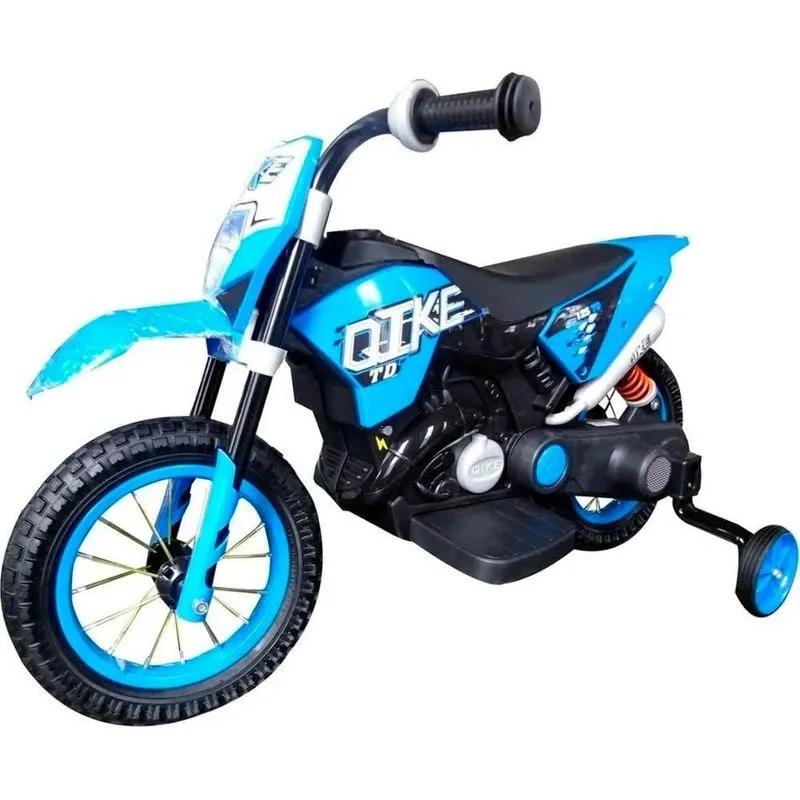 Mini Moto Cross Elétrica Azul