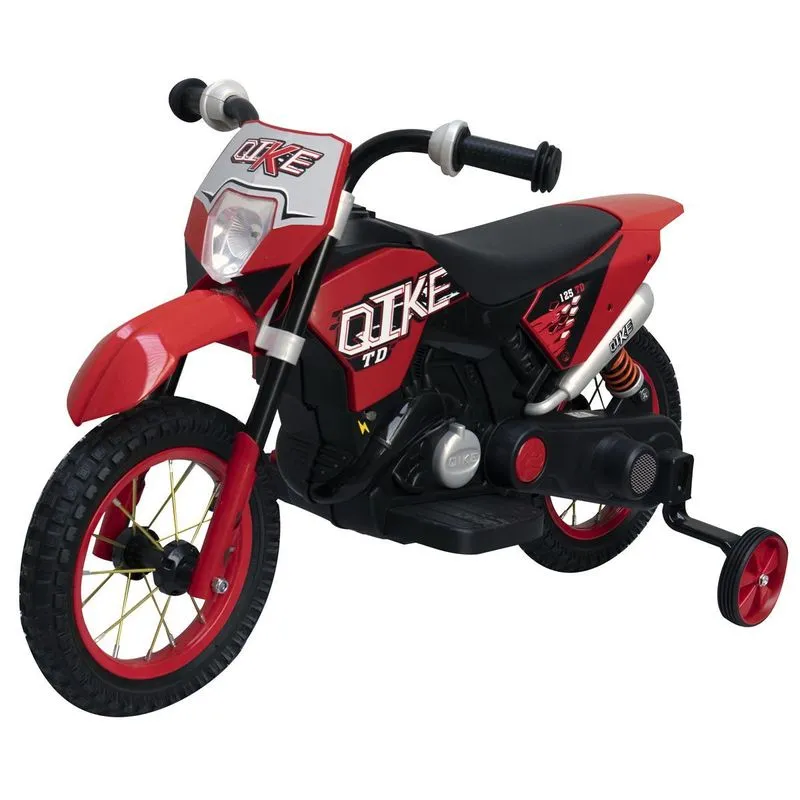 Mini Moto Cross Eletrica Vermelha Bw083vm