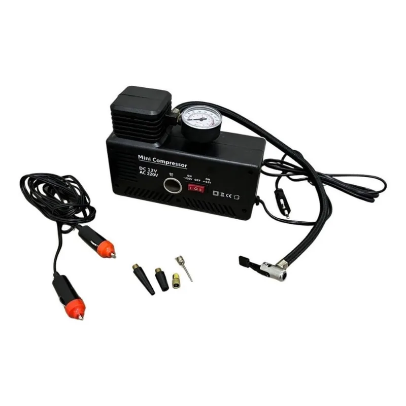 Mini Compressor De Ar 2 Em 1 250Psi 30L/Min Importway 110V