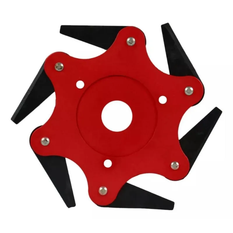 Lâmina Roçadeira 6 Pontas 26Mm Dobravel Grama Mato Importway