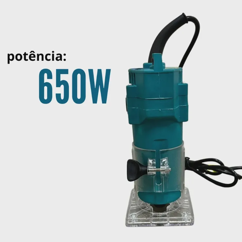 Tupia Manual Laminadora 650W 30000 Rpm com Pinça de 6mm Importway Iwtup