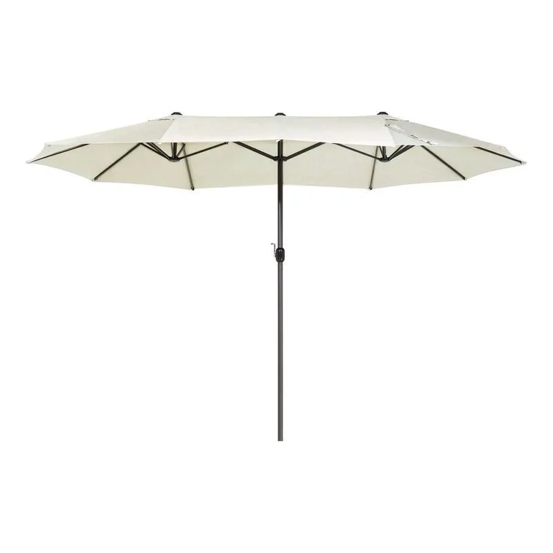 Ombrelone Guarda Sol Central Duplo 4,60m Importway Branco