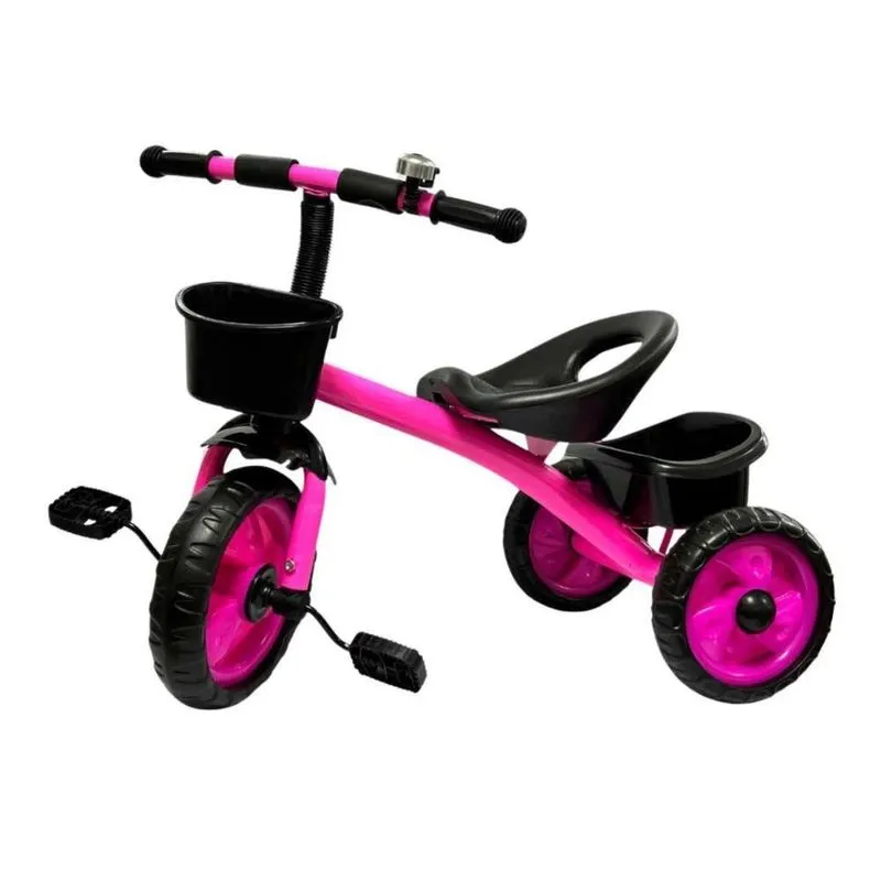 Triciclo Infantil Importway BW308RS Preto E Rosa