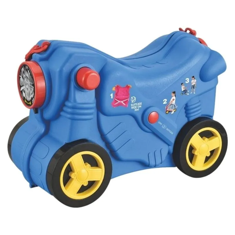 Mala Infantil Importway Carrinho Azul 360AZ (MP)