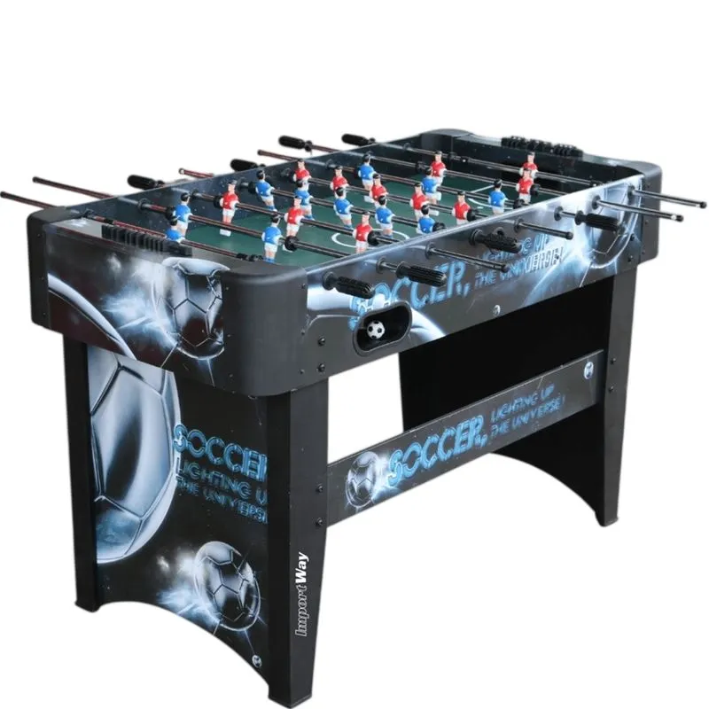 Mesa de Pebolim Importway Soccer Preto Compacta