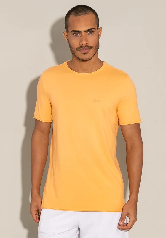Camiseta Manga Curta For Men Acabamento A Fio Laranja Dlk LARANJA / GG