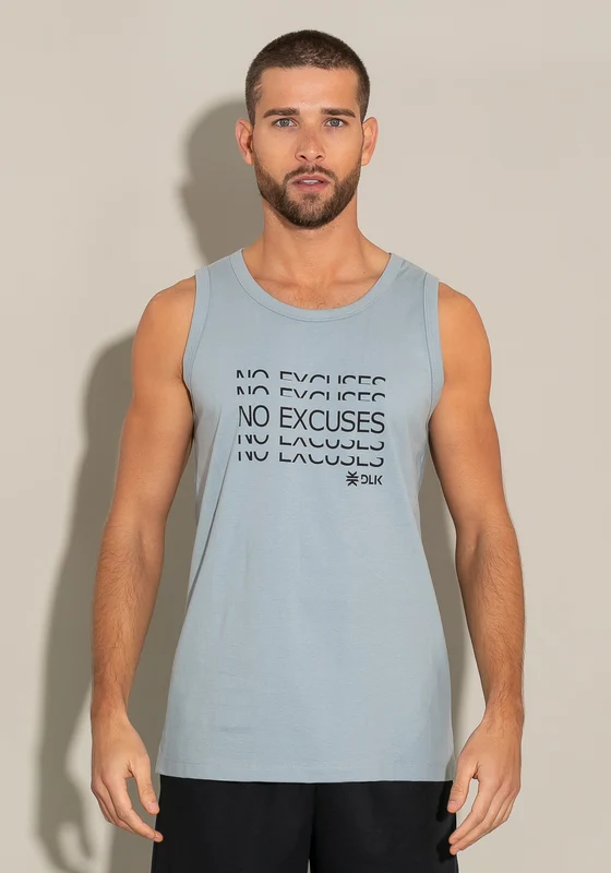 Regata For Men No Excuses Azul Acinzentado Dlk AZUL / GG