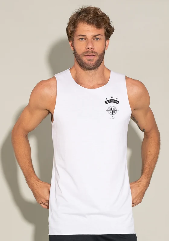 Regata Cavada For Men Take It Easy Branca Dlk BRANCO / M