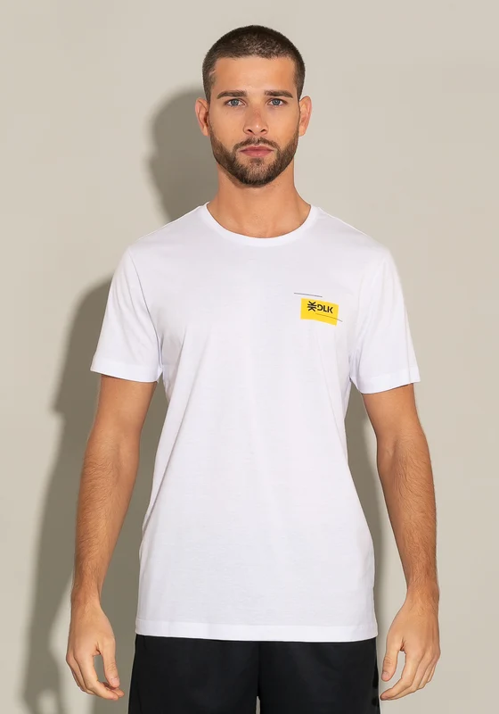 Camiseta Manga Curta For Men Fight For Everything Branca Dlk BRANCO / P
