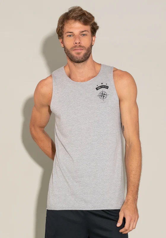 Regata Cavada For Men Take It Easy Mescla Dlk CINZA / G
