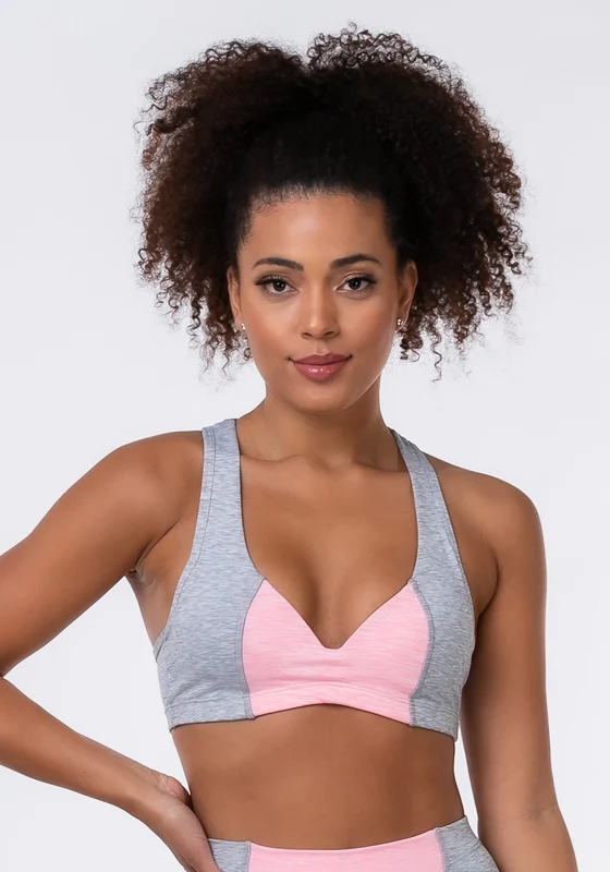 Top Com Bojo Nation Com Recorte Nas Costas Rosa Dlk ROSA / M