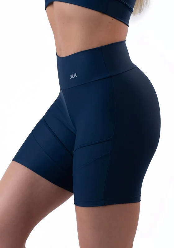 Short Azul Marinho Com Recortes Básico Dlk AZUL MARINHO / GG