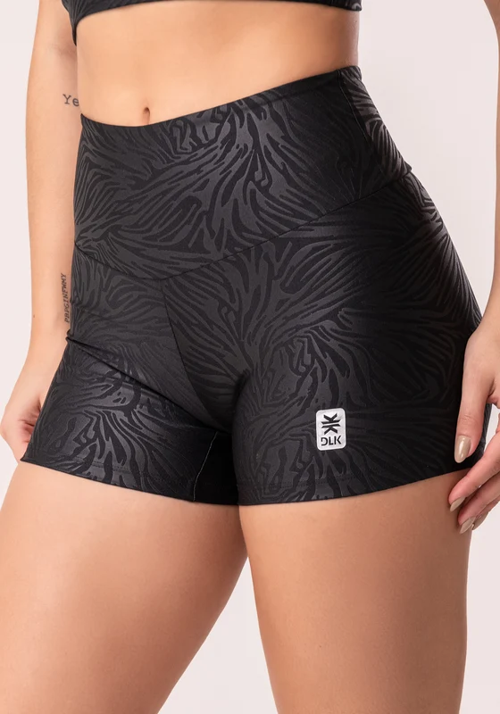 Short Shine Preto Texturizado Dlk PRETO / G