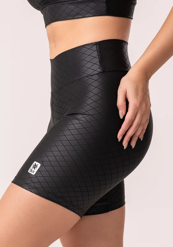 Bermuda Shine Preto Textura Quadriculada Dlk PRETO / M