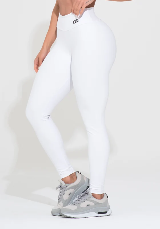 Legging Fitness Feminina Branca Action Dlk BRANCO / P