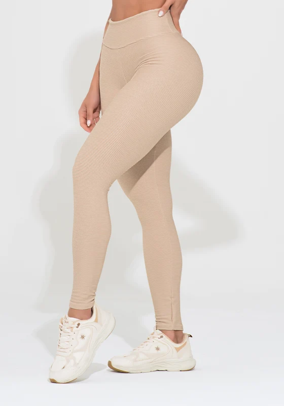 Legging Fitness Feminina Nude Canelada Action Dlk NUDE / P