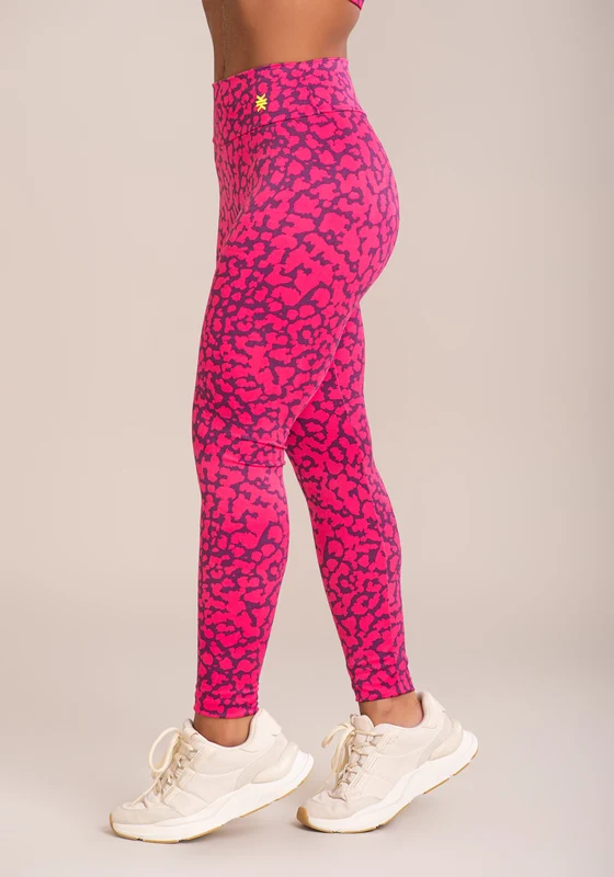 Legging Fitness Feminina Euphoria Estampa Spot Pink Dlk ROSA / P