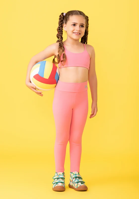 Top Infantil Básico Rosa Chiclete Dlk ROSA / 7/8
