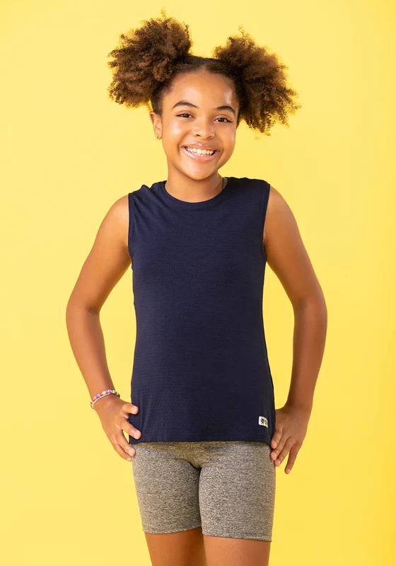 Camiseta Infantil Básica Azul Marinho Dlk AZUL MARINHO / 7/8
