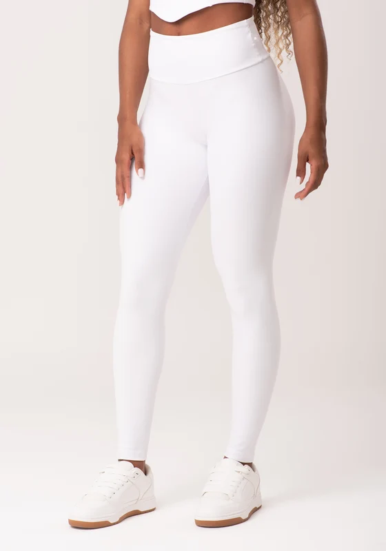 Legging Fitness Feminina Branco New Age Dlk BRANCO / GG