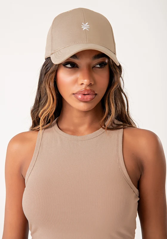 Boné Bordado Bege Com Prata Dlk NUDE / U
