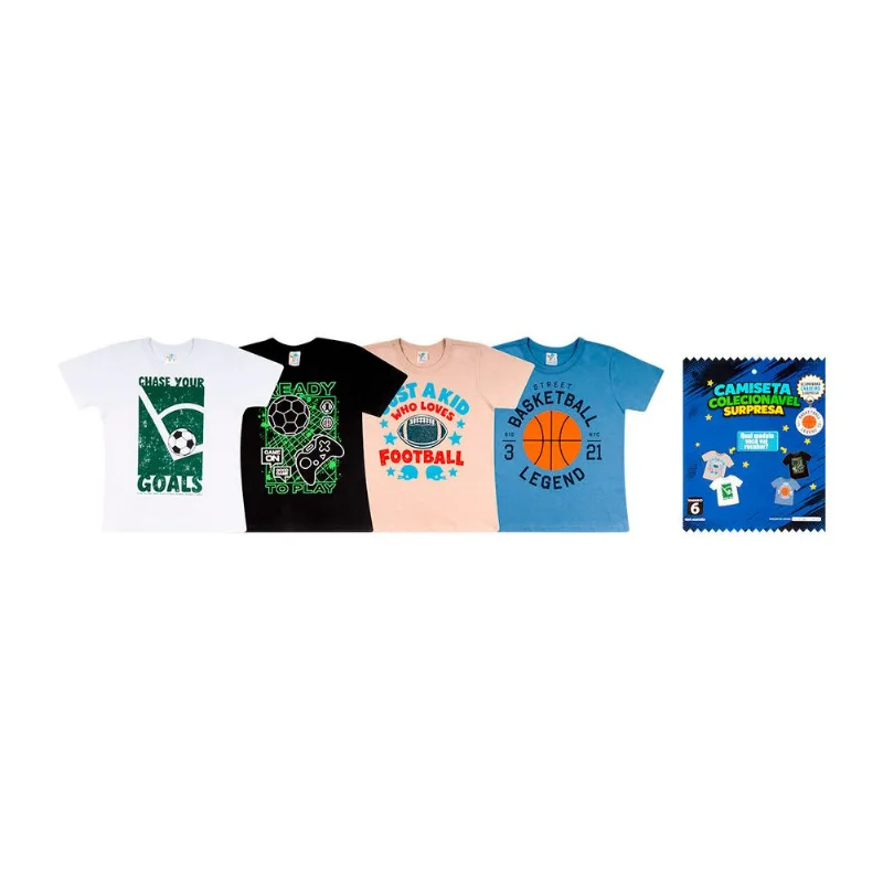 Camiseta Infantil Manga Curta