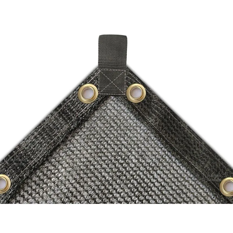 Tela Lona Cobertura Jardim Horta 80% Pret 3x6 Bainha Ilhos