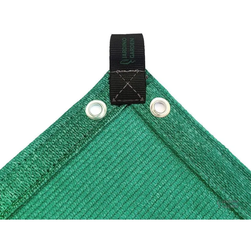 Tela Toldo Sombra Garagem Carro 90% Verde 3x2,5 Bainha Ilhós