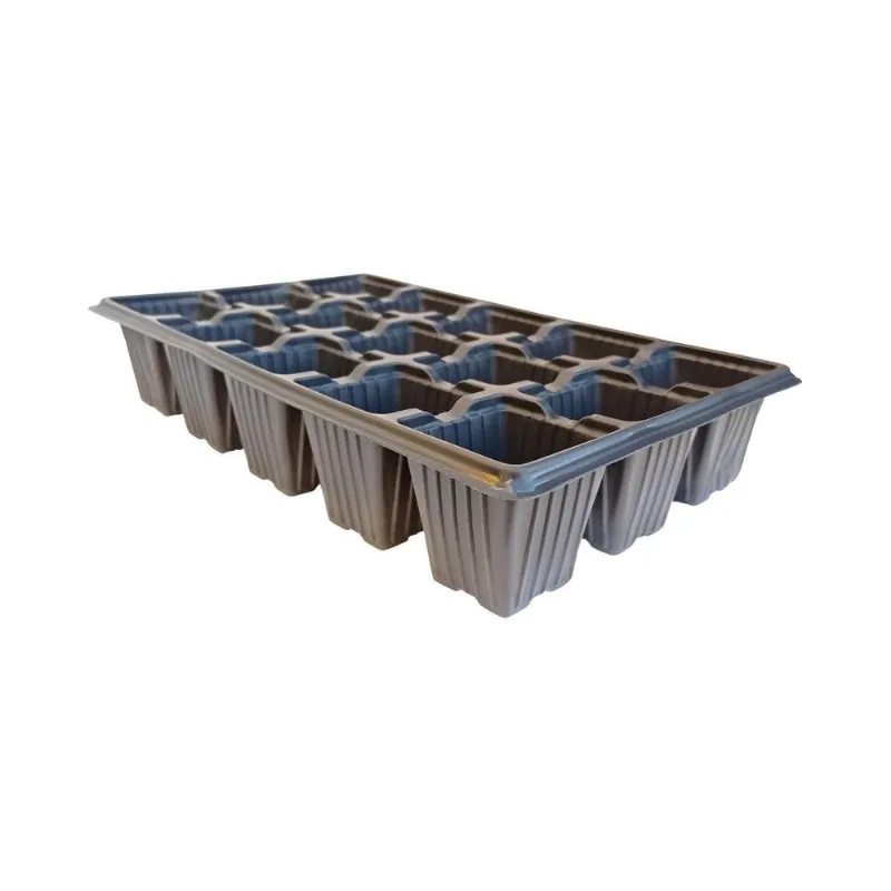 Bandeja Plástica Plantio Plantas Morango 15 Células 25 Und
