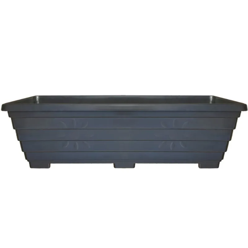 Floreira plástica 21 X 60 cm decorativa suculentas 05 und