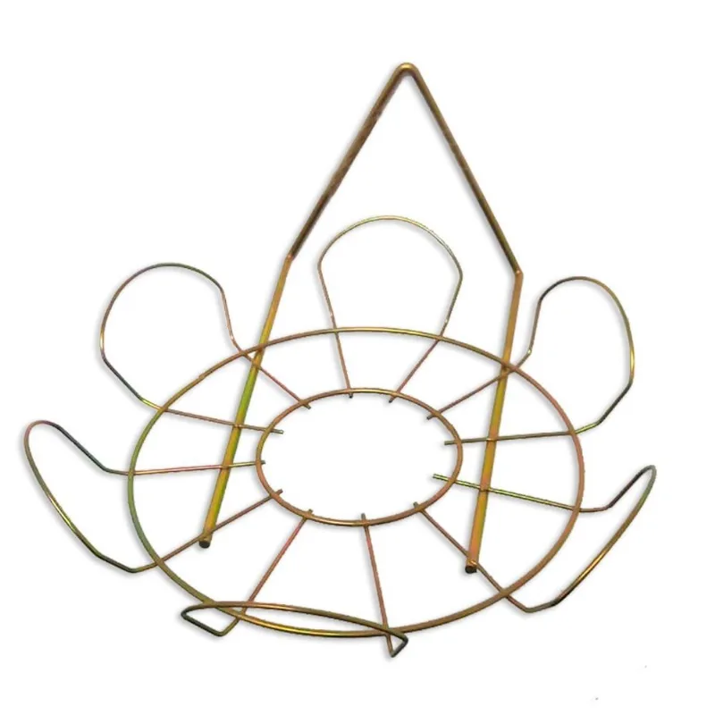 Suporte Dourado P Metal Vasos Plantas Jardim Vertical 12und
